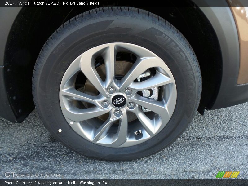Mojave Sand / Beige 2017 Hyundai Tucson SE AWD