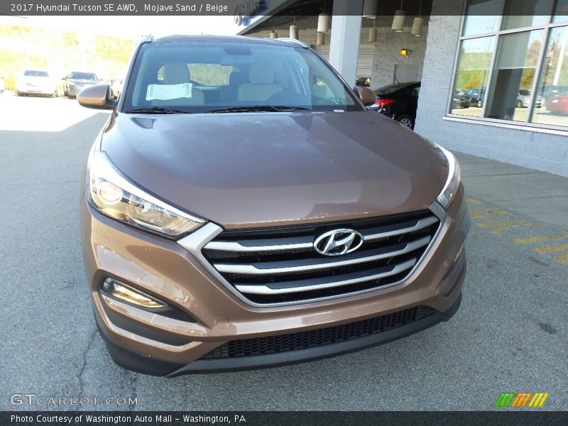 Mojave Sand / Beige 2017 Hyundai Tucson SE AWD