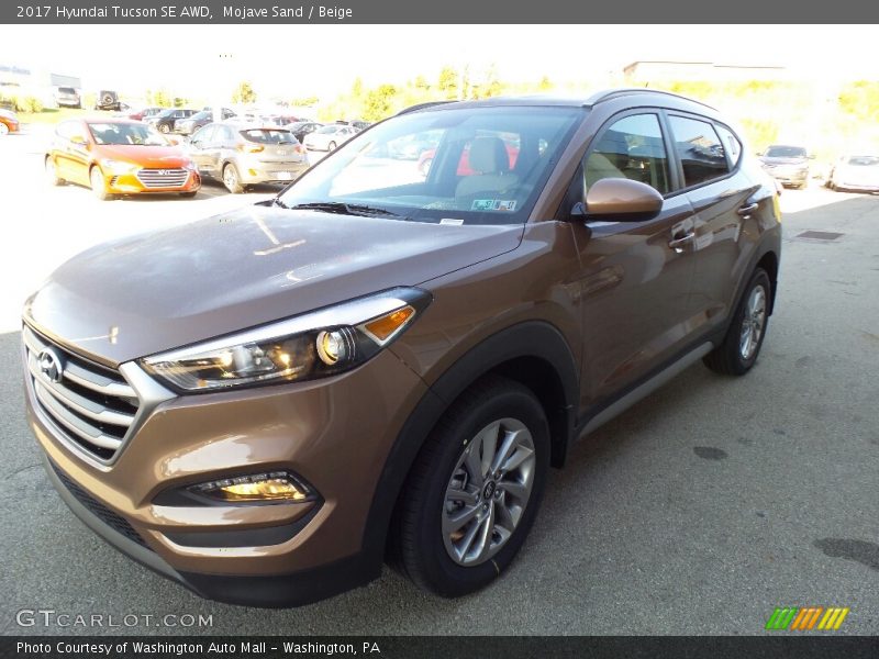 Mojave Sand / Beige 2017 Hyundai Tucson SE AWD