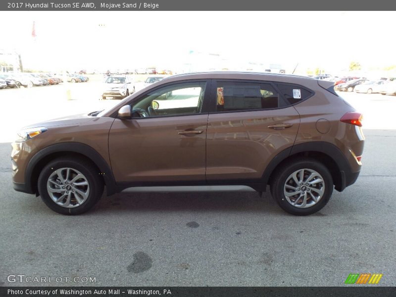 Mojave Sand / Beige 2017 Hyundai Tucson SE AWD