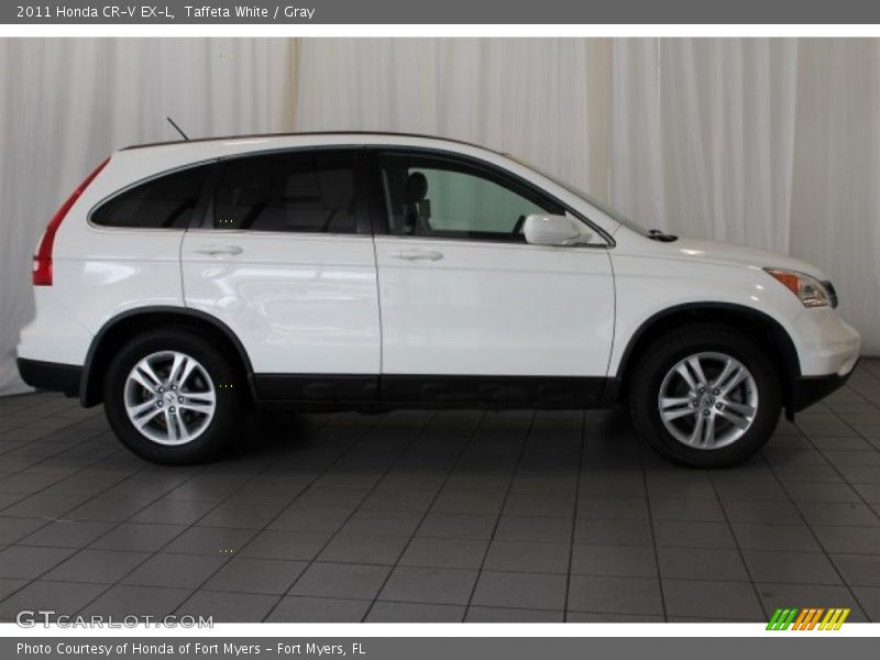 Taffeta White / Gray 2011 Honda CR-V EX-L