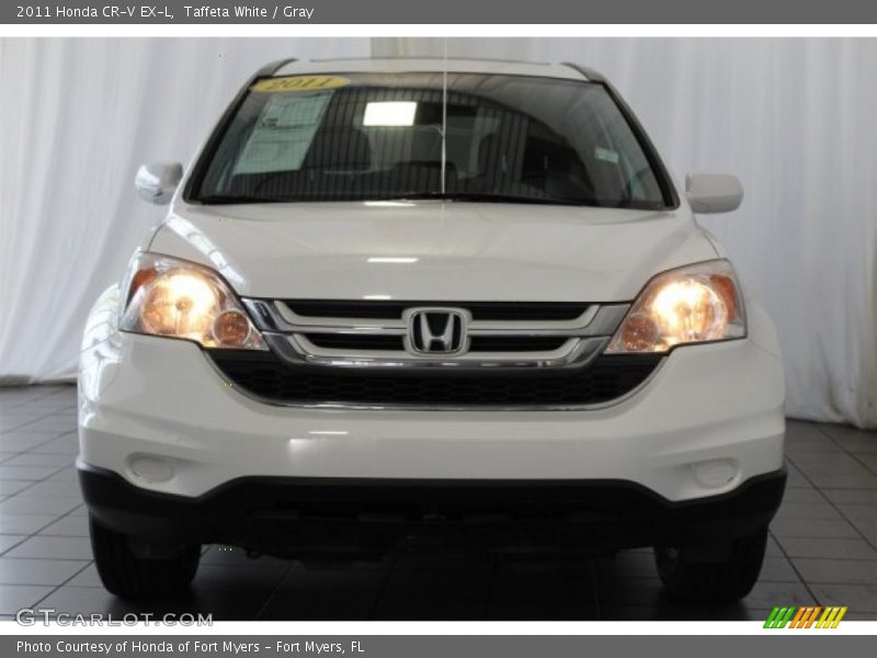Taffeta White / Gray 2011 Honda CR-V EX-L