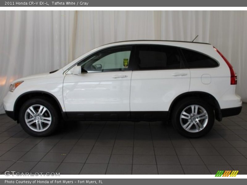 Taffeta White / Gray 2011 Honda CR-V EX-L