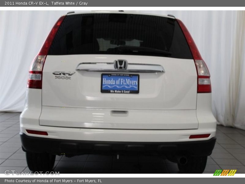 Taffeta White / Gray 2011 Honda CR-V EX-L