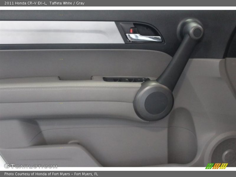 Taffeta White / Gray 2011 Honda CR-V EX-L