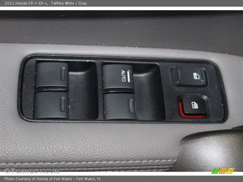 Taffeta White / Gray 2011 Honda CR-V EX-L