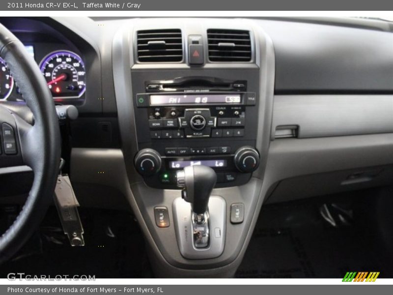 Taffeta White / Gray 2011 Honda CR-V EX-L