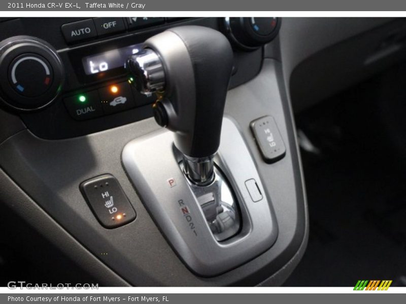 Taffeta White / Gray 2011 Honda CR-V EX-L