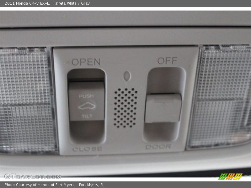 Taffeta White / Gray 2011 Honda CR-V EX-L