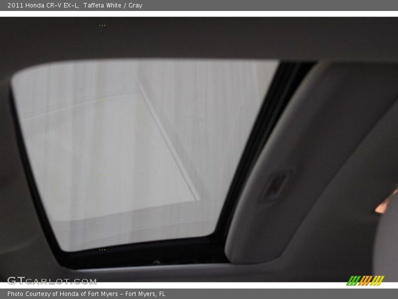 Taffeta White / Gray 2011 Honda CR-V EX-L