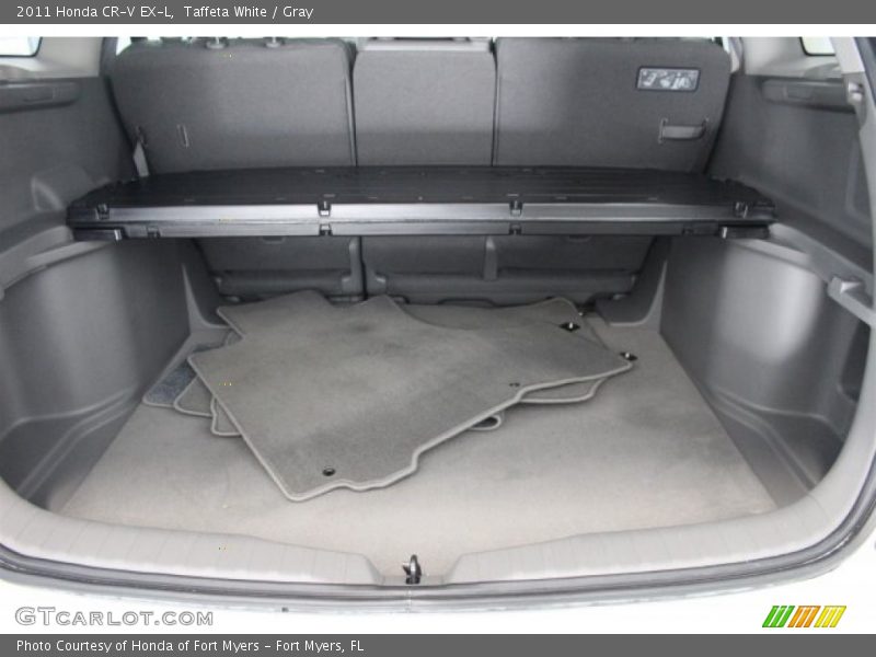 Taffeta White / Gray 2011 Honda CR-V EX-L