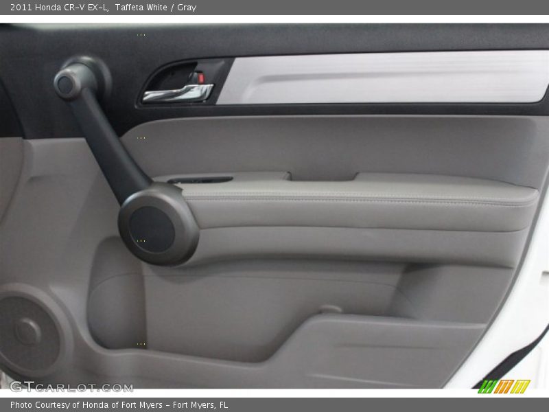 Taffeta White / Gray 2011 Honda CR-V EX-L