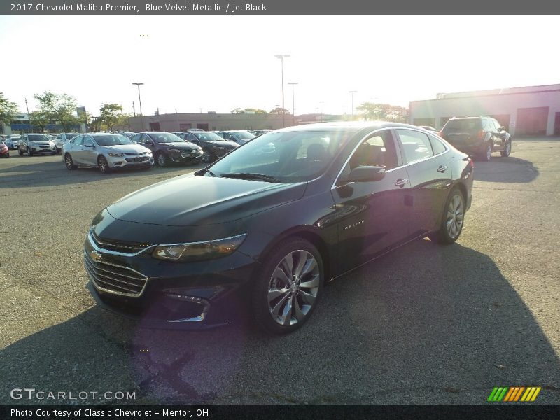 Blue Velvet Metallic / Jet Black 2017 Chevrolet Malibu Premier