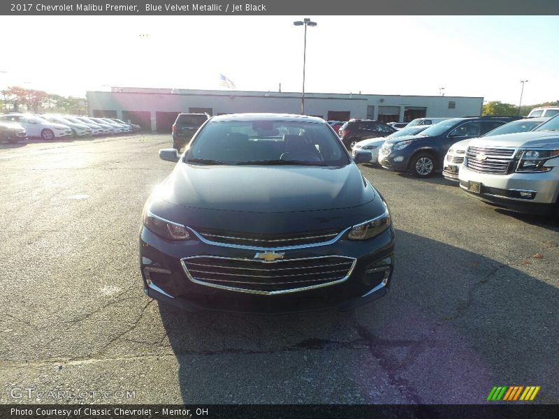 Blue Velvet Metallic / Jet Black 2017 Chevrolet Malibu Premier