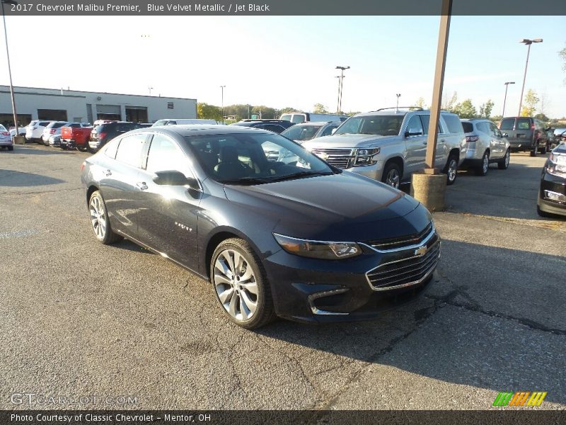 Blue Velvet Metallic / Jet Black 2017 Chevrolet Malibu Premier