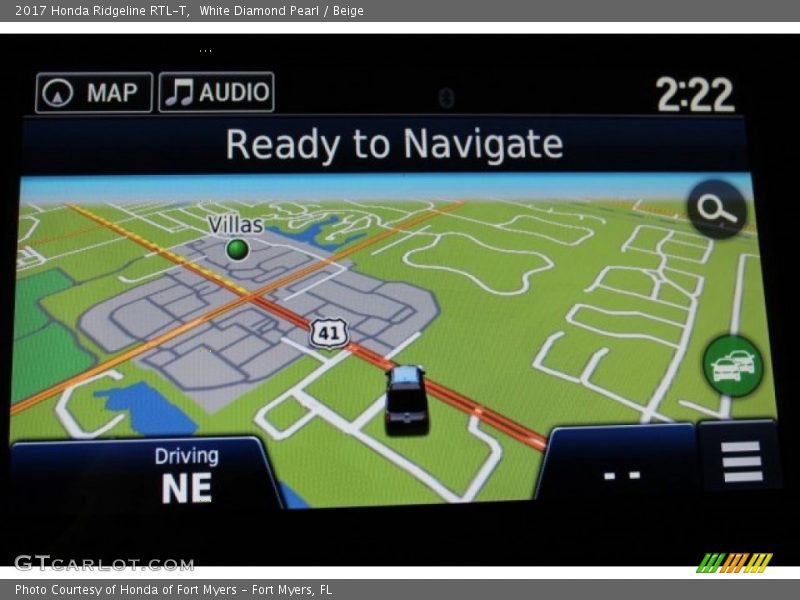 White Diamond Pearl / Beige 2017 Honda Ridgeline RTL-T