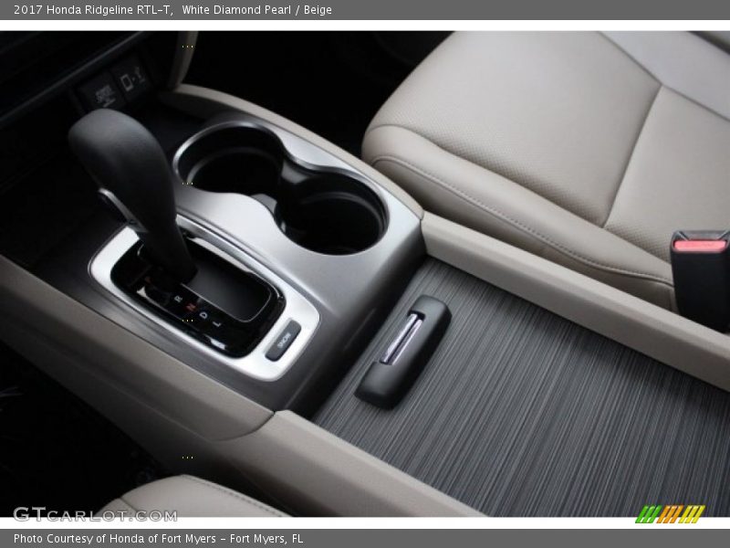 White Diamond Pearl / Beige 2017 Honda Ridgeline RTL-T