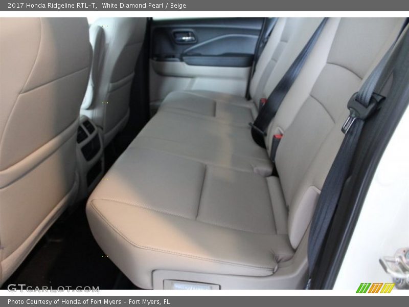 White Diamond Pearl / Beige 2017 Honda Ridgeline RTL-T