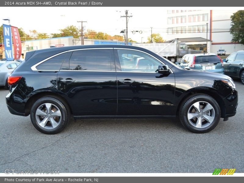 Crystal Black Pearl / Ebony 2014 Acura MDX SH-AWD