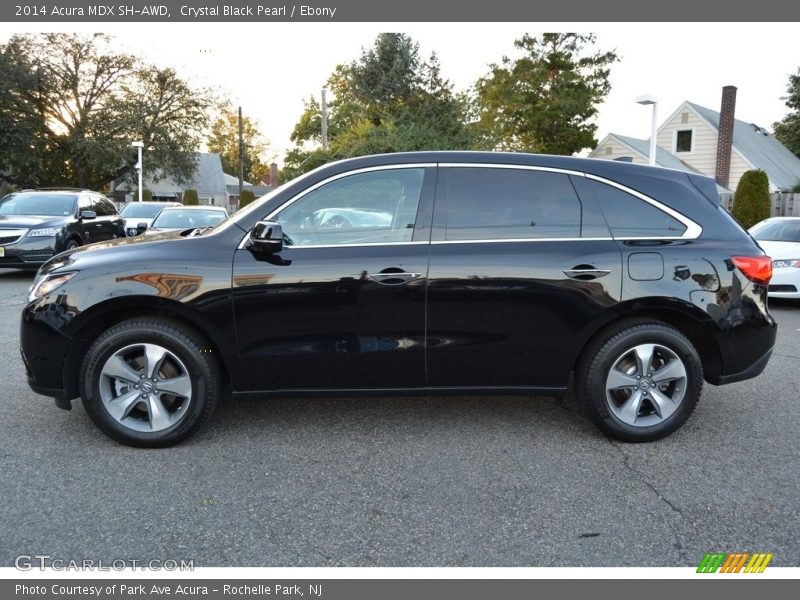 Crystal Black Pearl / Ebony 2014 Acura MDX SH-AWD