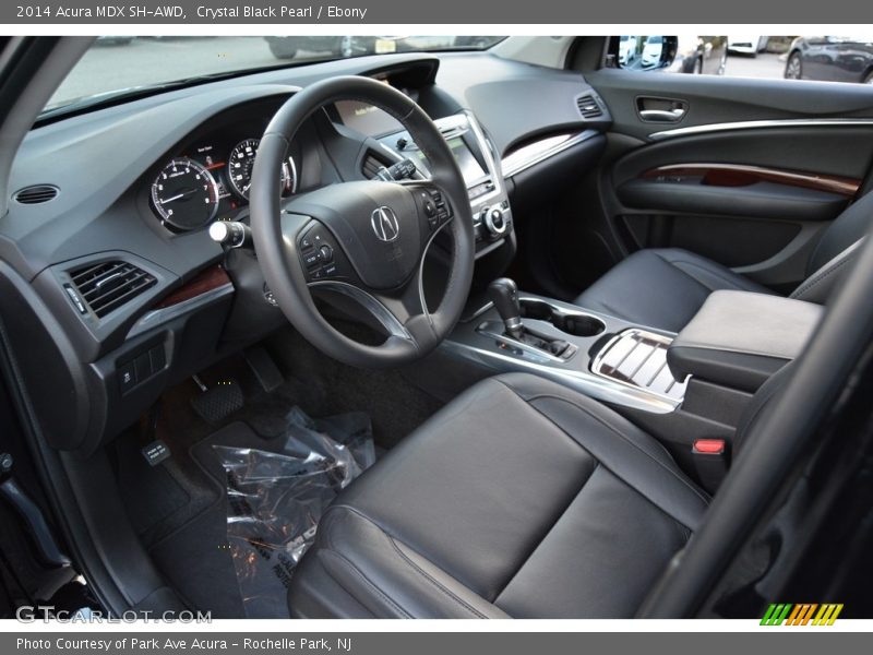 Crystal Black Pearl / Ebony 2014 Acura MDX SH-AWD