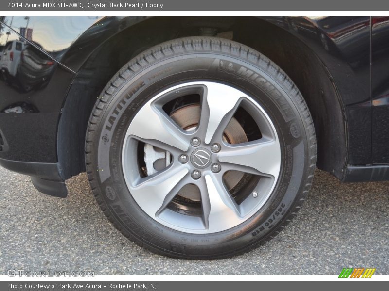 Crystal Black Pearl / Ebony 2014 Acura MDX SH-AWD