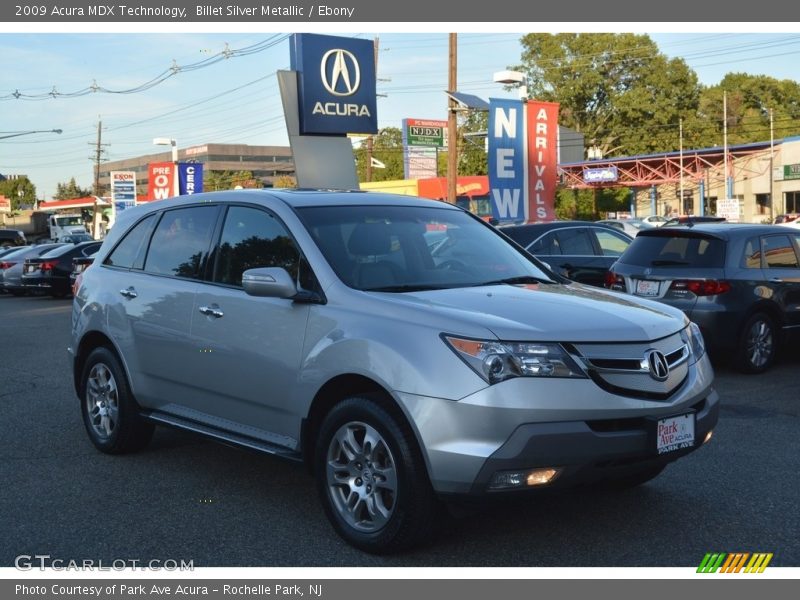 Billet Silver Metallic / Ebony 2009 Acura MDX Technology
