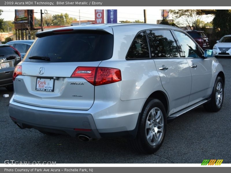 Billet Silver Metallic / Ebony 2009 Acura MDX Technology