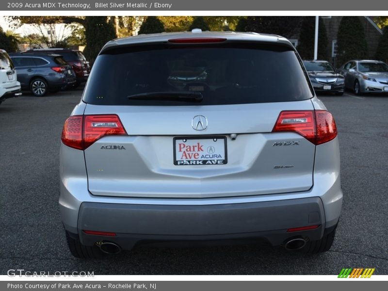 Billet Silver Metallic / Ebony 2009 Acura MDX Technology