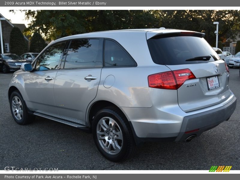Billet Silver Metallic / Ebony 2009 Acura MDX Technology