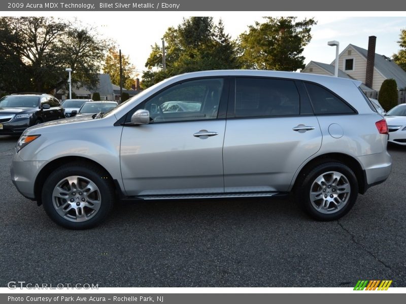 Billet Silver Metallic / Ebony 2009 Acura MDX Technology