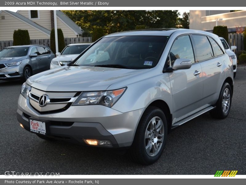 Billet Silver Metallic / Ebony 2009 Acura MDX Technology