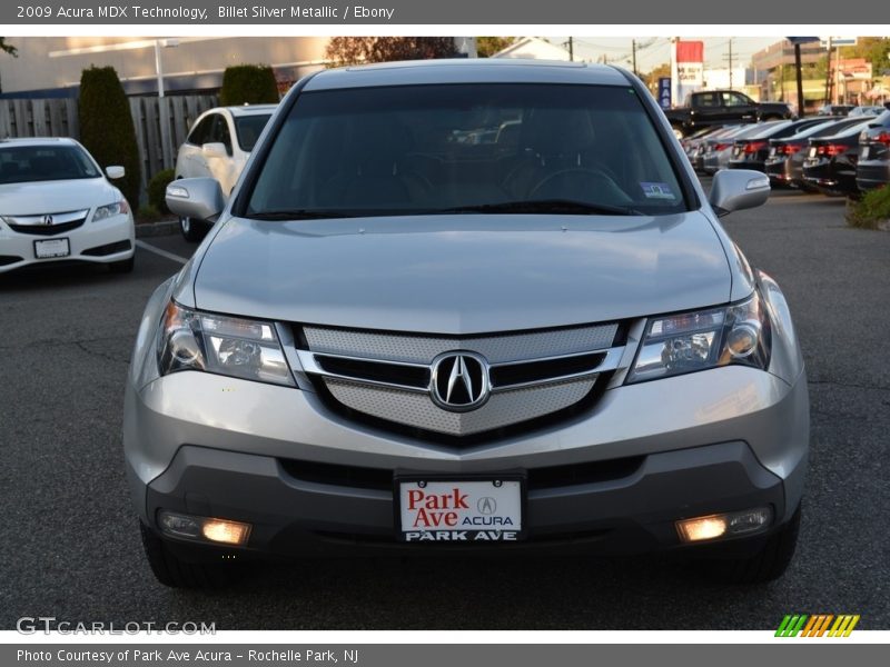 Billet Silver Metallic / Ebony 2009 Acura MDX Technology