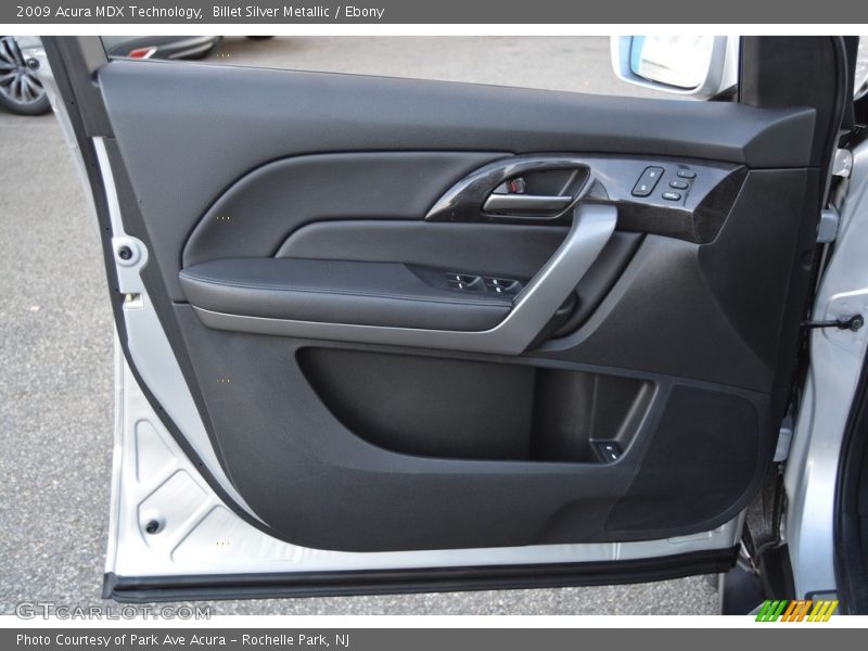 Billet Silver Metallic / Ebony 2009 Acura MDX Technology