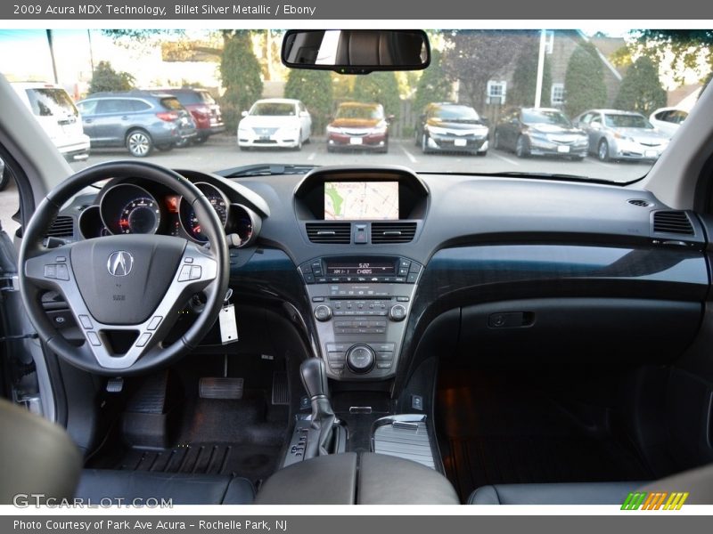 Billet Silver Metallic / Ebony 2009 Acura MDX Technology