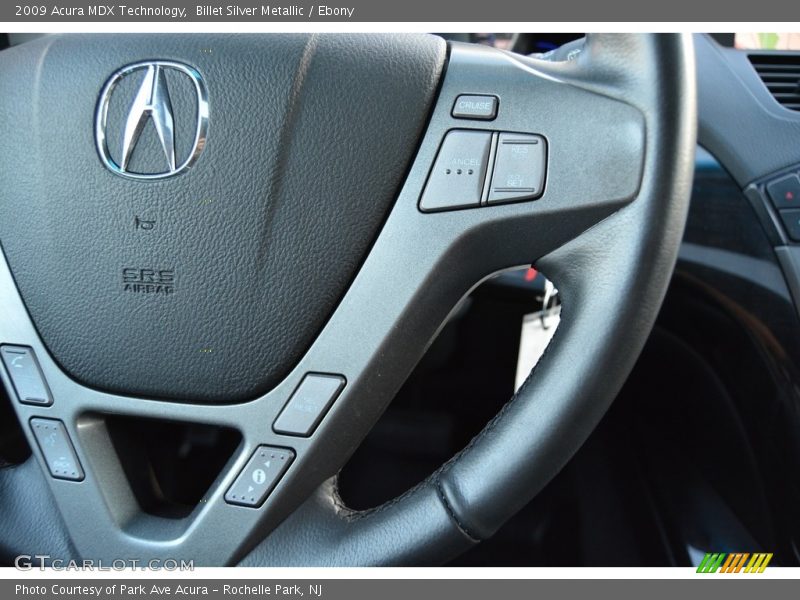 Billet Silver Metallic / Ebony 2009 Acura MDX Technology