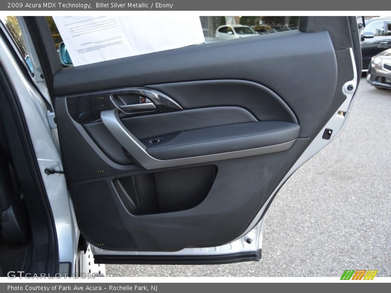 Billet Silver Metallic / Ebony 2009 Acura MDX Technology