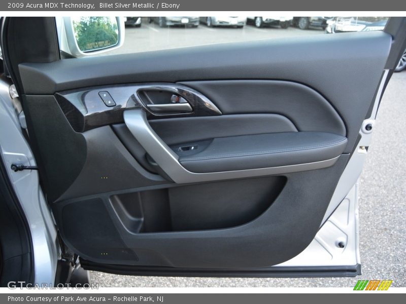 Billet Silver Metallic / Ebony 2009 Acura MDX Technology