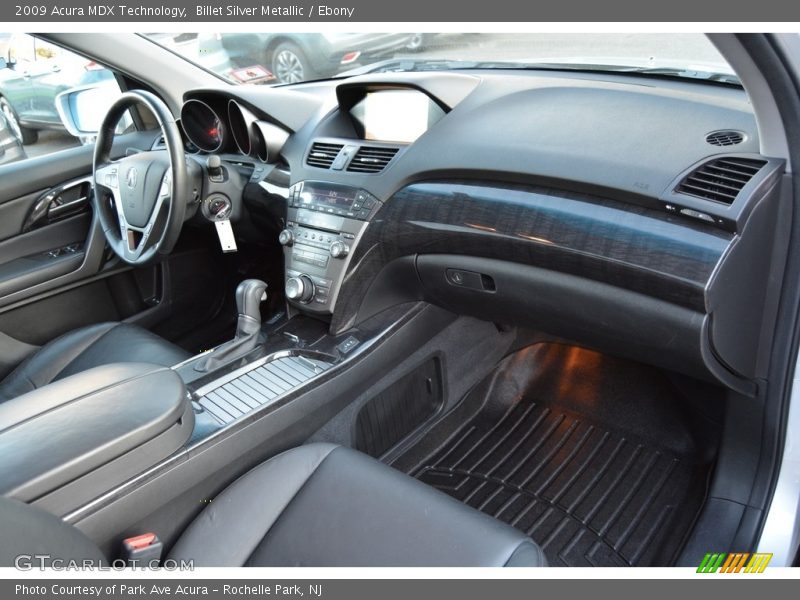 Billet Silver Metallic / Ebony 2009 Acura MDX Technology