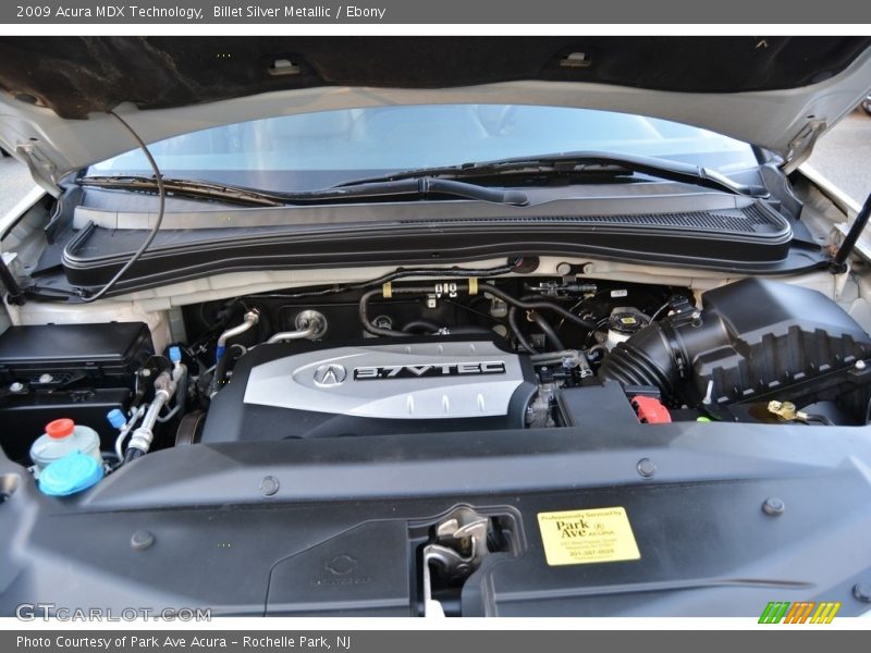 Billet Silver Metallic / Ebony 2009 Acura MDX Technology