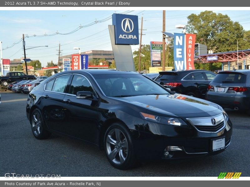 Crystal Black Pearl / Ebony 2012 Acura TL 3.7 SH-AWD Technology
