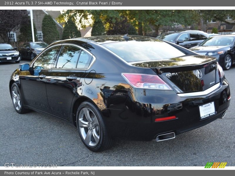 Crystal Black Pearl / Ebony 2012 Acura TL 3.7 SH-AWD Technology