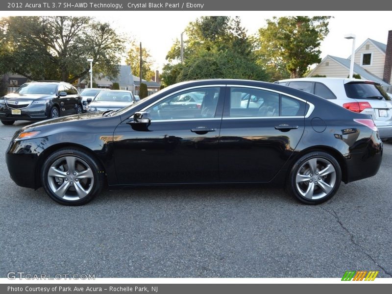 Crystal Black Pearl / Ebony 2012 Acura TL 3.7 SH-AWD Technology