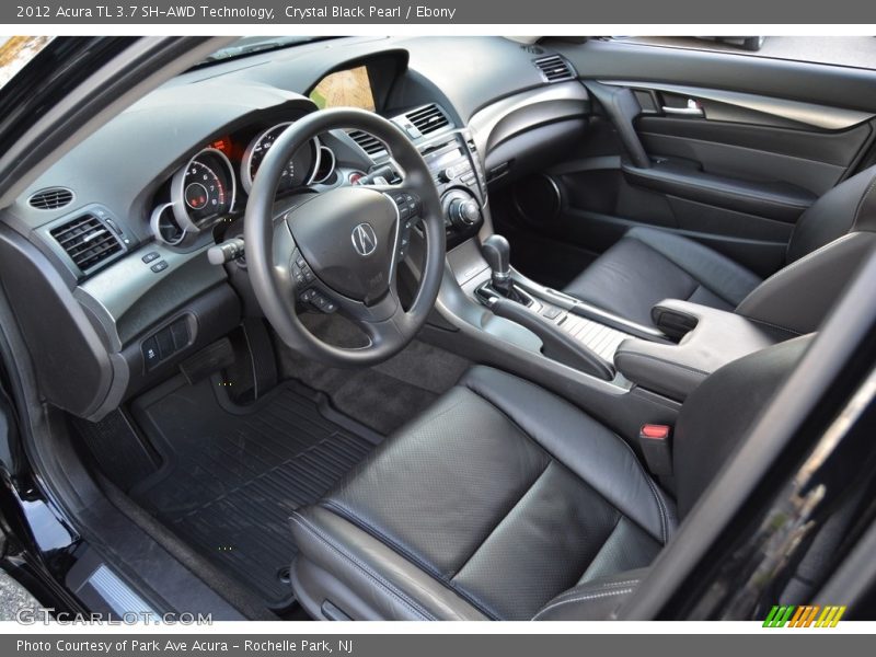 Crystal Black Pearl / Ebony 2012 Acura TL 3.7 SH-AWD Technology