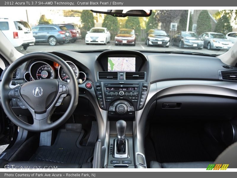 Crystal Black Pearl / Ebony 2012 Acura TL 3.7 SH-AWD Technology