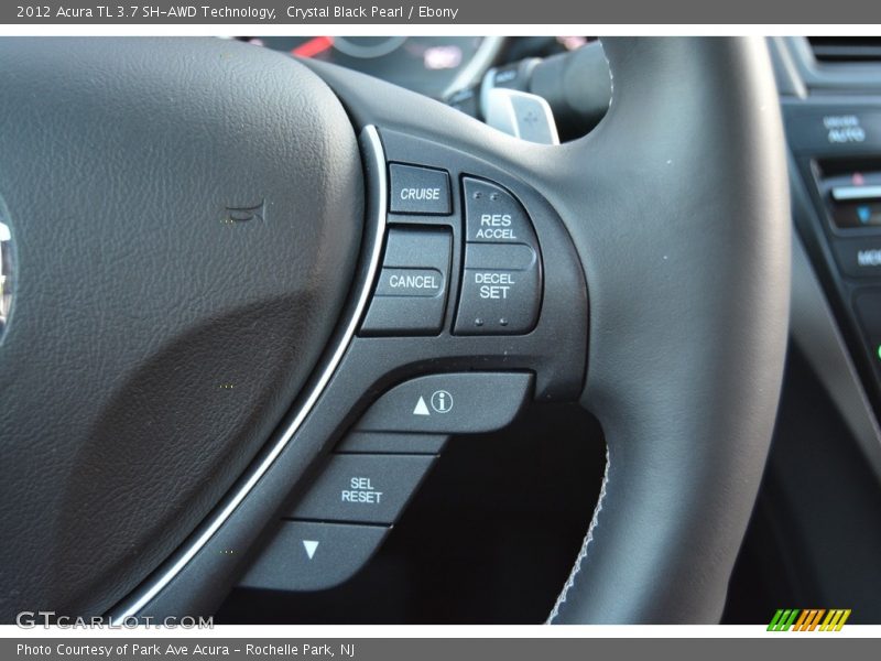 Crystal Black Pearl / Ebony 2012 Acura TL 3.7 SH-AWD Technology