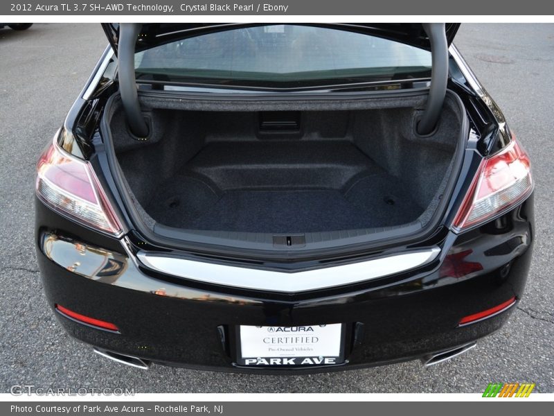 Crystal Black Pearl / Ebony 2012 Acura TL 3.7 SH-AWD Technology
