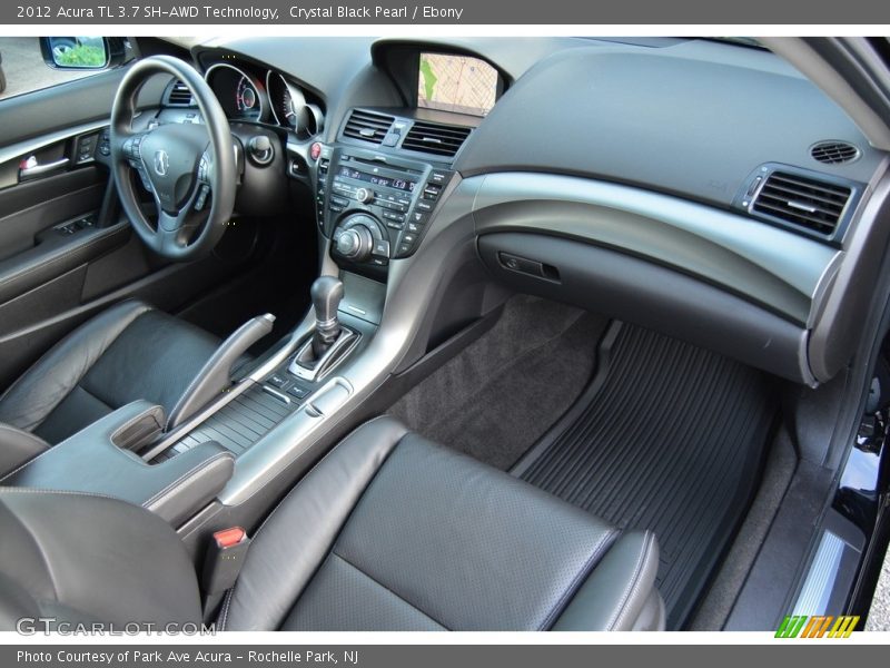 Crystal Black Pearl / Ebony 2012 Acura TL 3.7 SH-AWD Technology