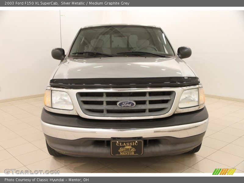 Silver Metallic / Medium Graphite Grey 2003 Ford F150 XL SuperCab