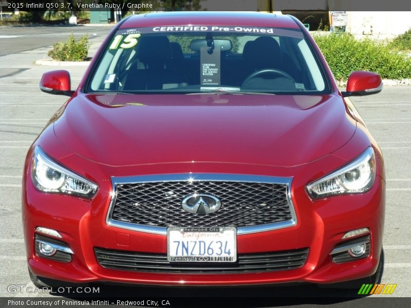 Venetian Ruby / Graphite 2015 Infiniti Q50 3.7